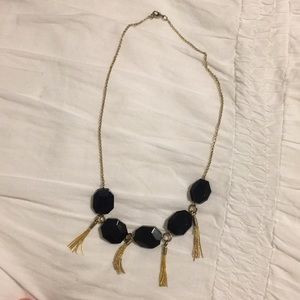 Black & gold necklace